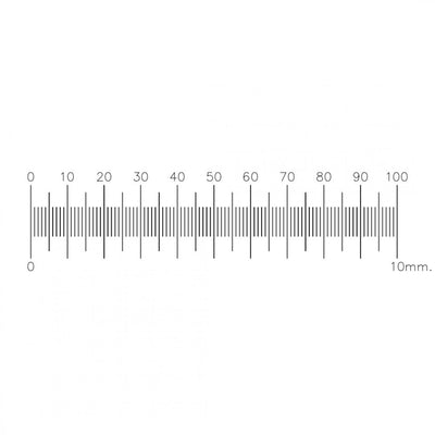 PS1 stage micrometers, 10mm x 0.1mm divisions