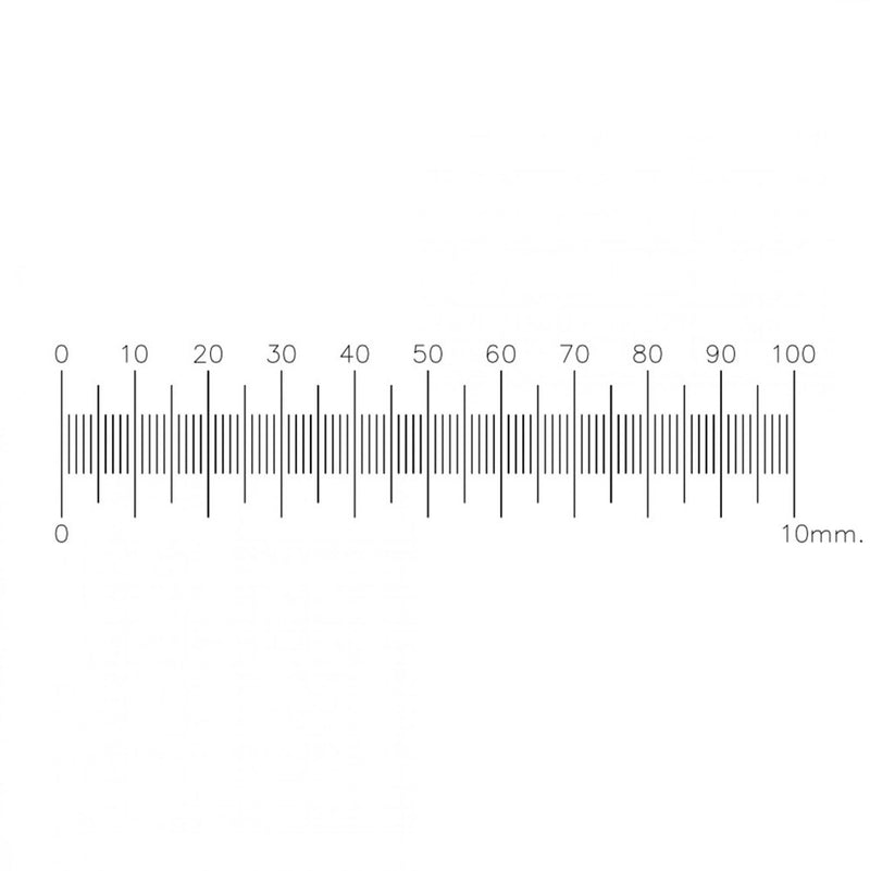 PS1 stage micrometers, 10mm x 0.1mm divisions