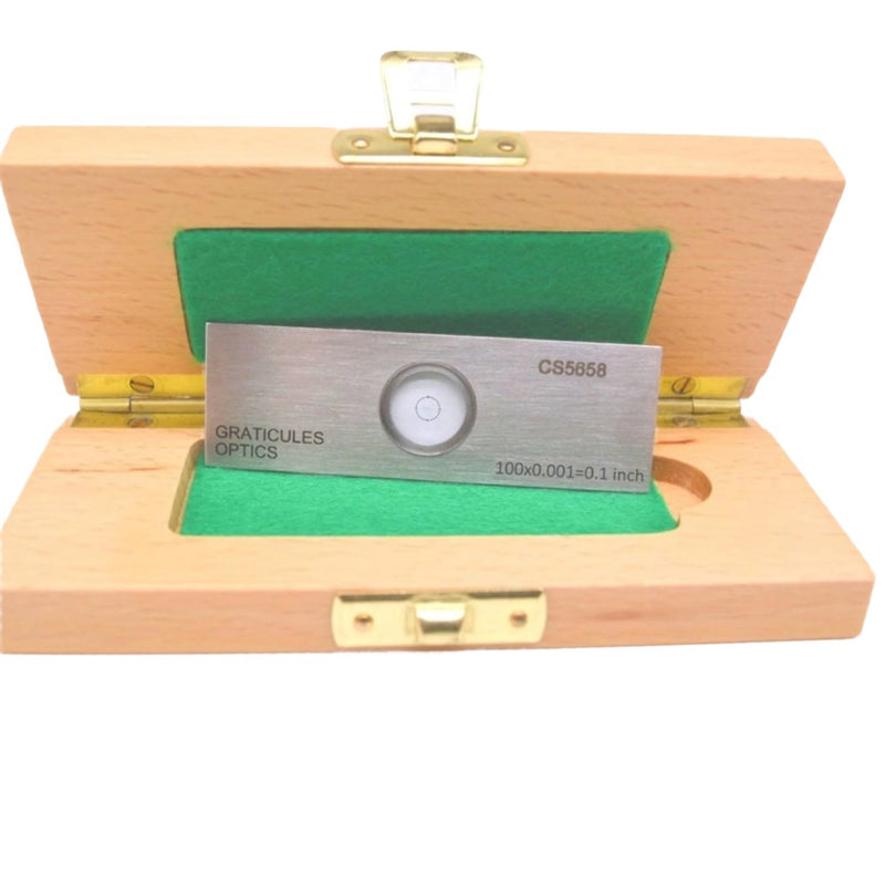 PS4 stage micrometers, 0.1&