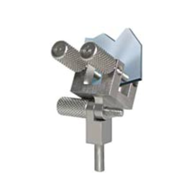 SEM variable tilt thin section mount, pin mount