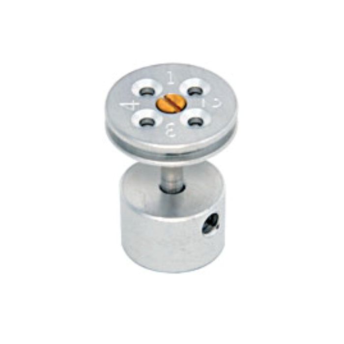 TEM grid mount holder for 4 grids, M4 cylinder