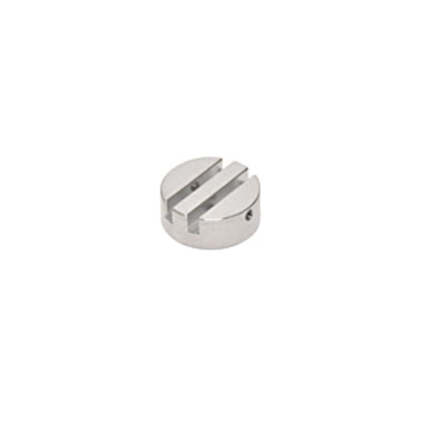 SEM vice specimen mount, large double slotted, JEOL cylinder