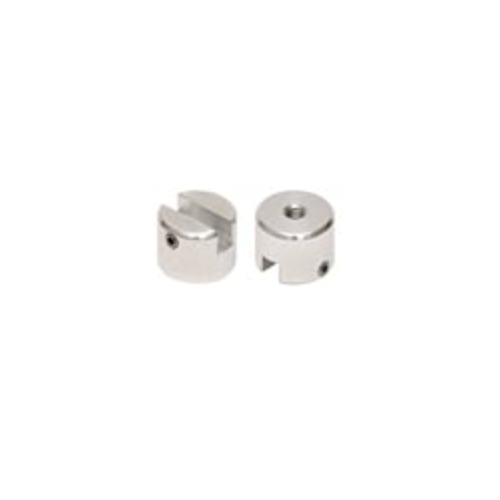 SEM vice specimen mount, small slotted, M4 cylinder