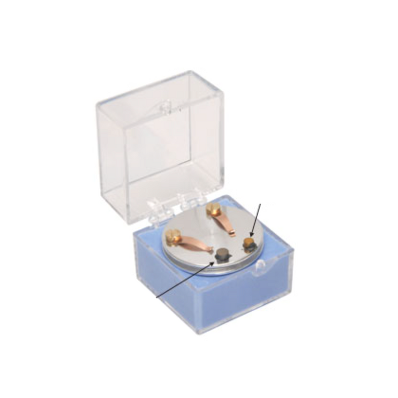SEM E-Beam lithography specimen mount, pin mount