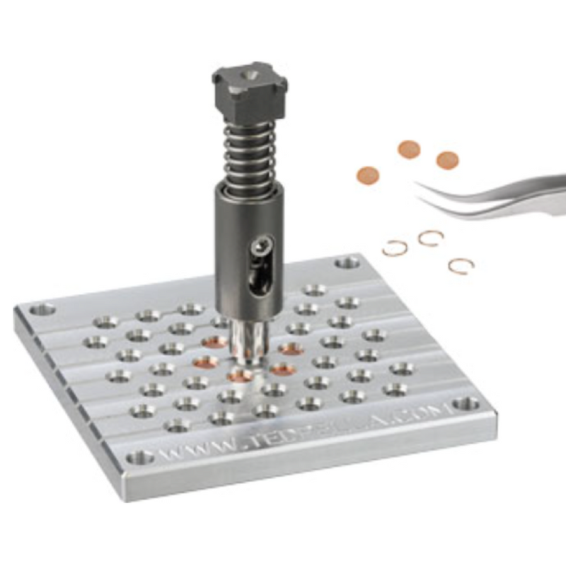 PELCO C-clip TEM grid holder block kit