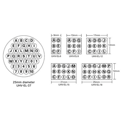 Retainers for ultra high vacuum reference standards