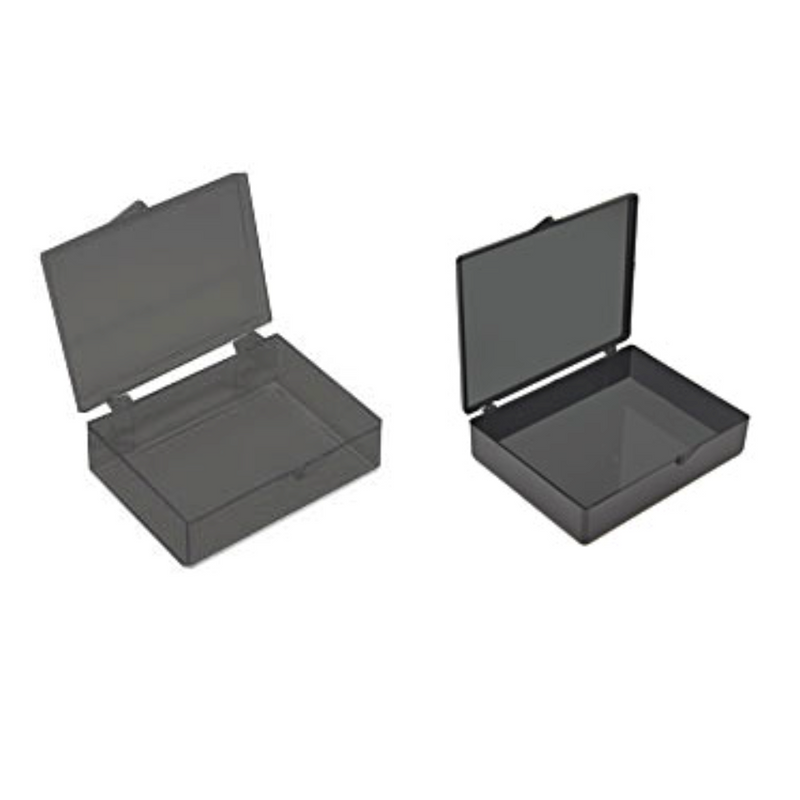 Medium storage boxes, black PS