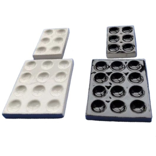 Porcelain spot plates