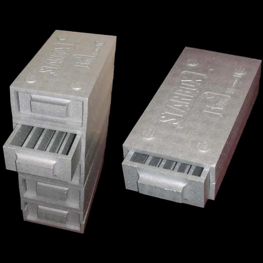 StarBox slide and cassette storage box, firm PS foam - ProSciTech
