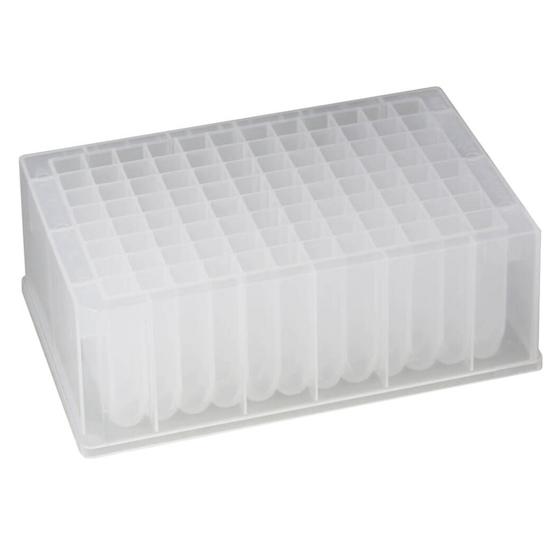 Sapphire premium 96 well deep microplate with U-bottom, square wells, PP