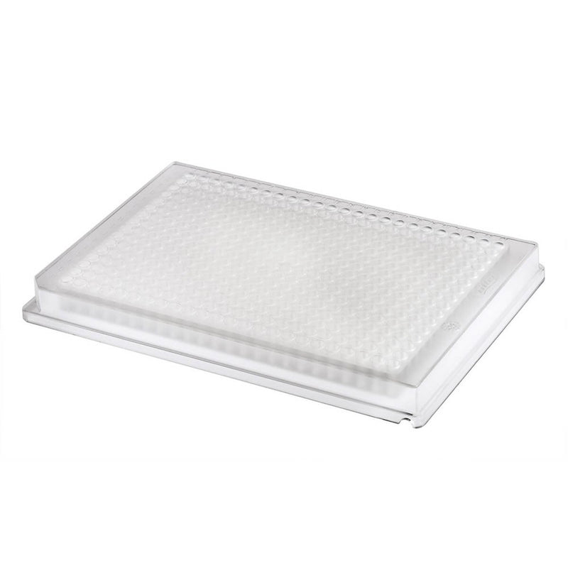 Sapphire 384 well microplate with flat bottom, round wells