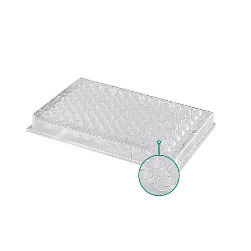 Sapphire 96 well microplate with U-bottom, round wells, PP