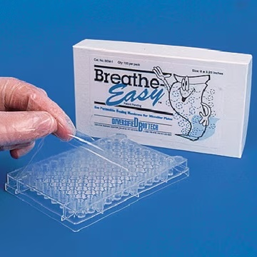 Breathe-Easy sealing films for well plates
