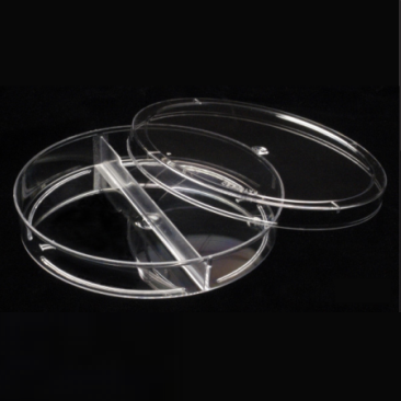 Petri dishes with divisions, sterile, PS