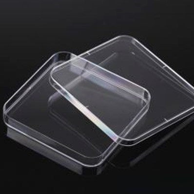 Square petri dishes, sterile, PS