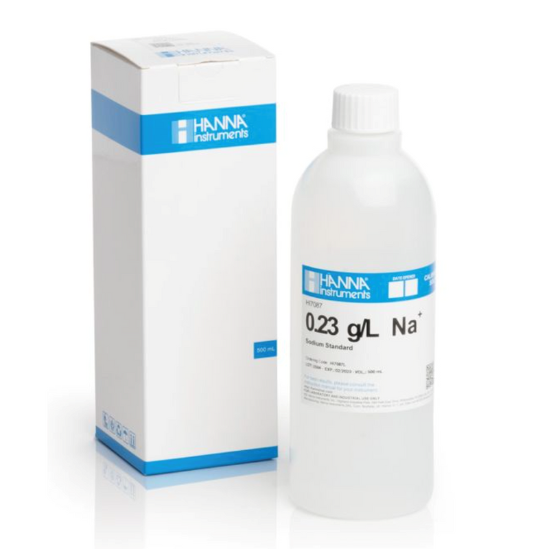 Standard sodium solution for ISE