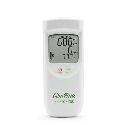 GroLine portable pH/EC/TDS meter, waterproof