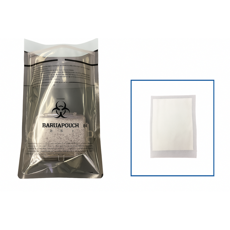 Water-absorbing sheet for barrier pouch