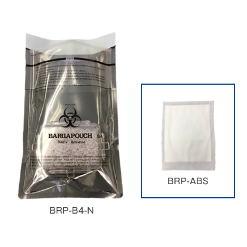 Water-absorbing sheet for barrier pouch