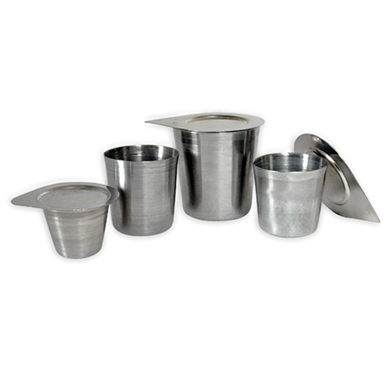 Carbon steel crucibles with lid