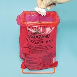 Biohazard bags, 220 x 280mm