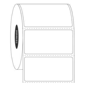 AcidiTAG acid and base-resistant thermal transfer labels, rectangular