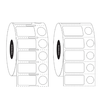 Cryo-JetTAG inkjet labels, mixed shape