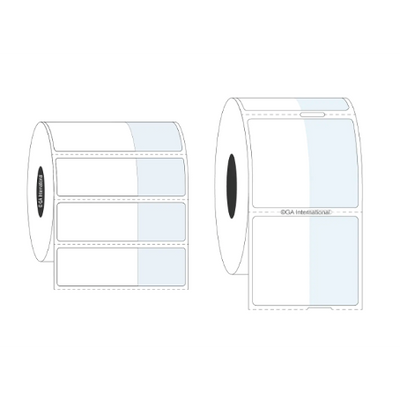 Blackout CryoSTUCK cover-up frozen vial and tube labels, clear wrap one side