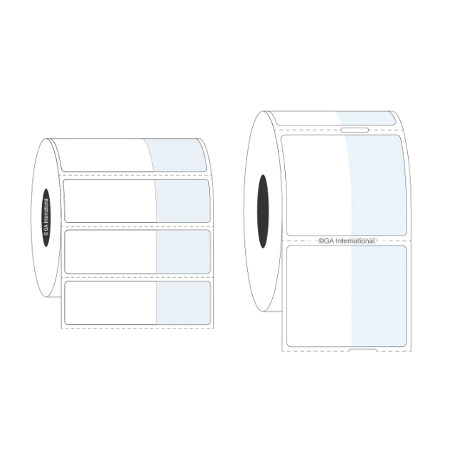 Blackout CryoSTUCK cover-up frozen vial and tube labels, clear wrap one side