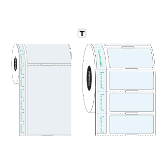 Clear CryoSTUCK frozen vial, tube and container labels