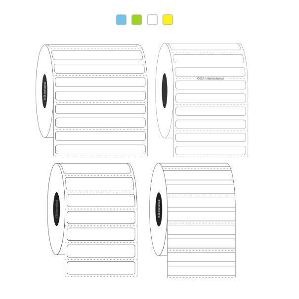 Removable PlateTAG deep-freeze thermal transfer labels, microplates