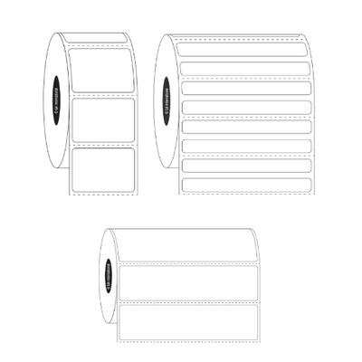 Removable Steri-ThermoTAG autoclave-resistant labels, rectangular