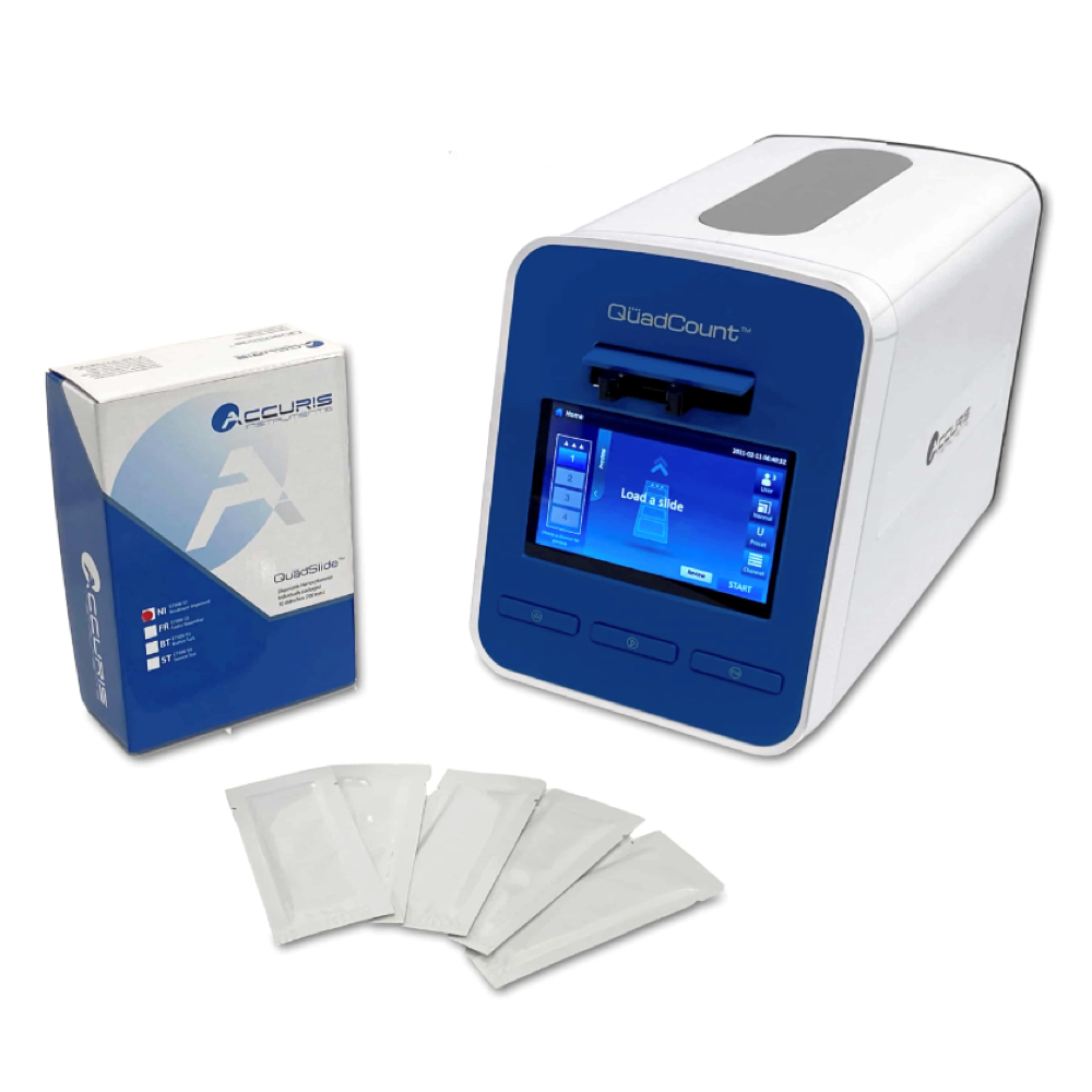 Accuris QuadCount automated cell counter – ProSciTech