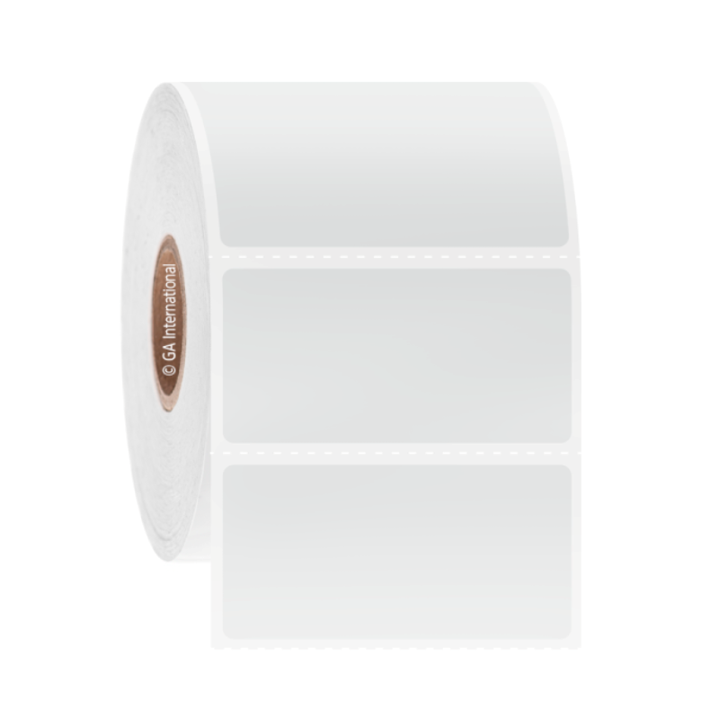 Permanent FreezerTAG labels, large rectangular, 25.4mm core