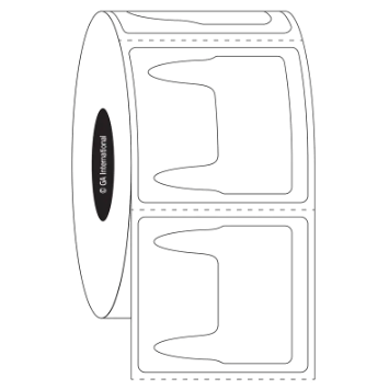 Cryo-DirectTAG cryogenic microcentrifuge tube labels, rectangular