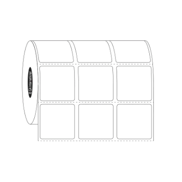 Cryo-DirectTAG cryogenic labels, square, 3 across roll