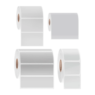 Removable direct thermal paper labels, 25.4mm core