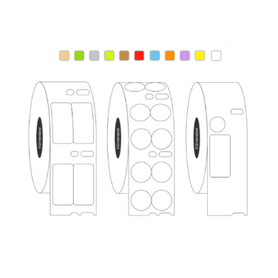 DTermo DYMO-compatible paper labels, 2 across