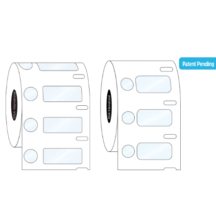 Freezer-DTermo DYMO-compatible labels, mixed shape