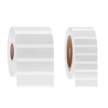 Permanent FreezerTAG labels, rectangular, 2 stacked - ProSciTech