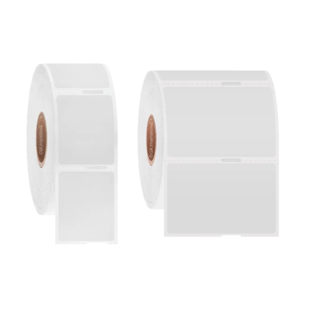 UbiCling static cling thermal transfer labels, rectangular, 76.2mm core ...