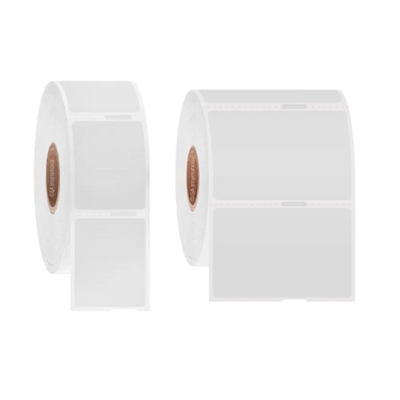 UbiCling static cling thermal transfer labels, rectangular, 76.2mm core