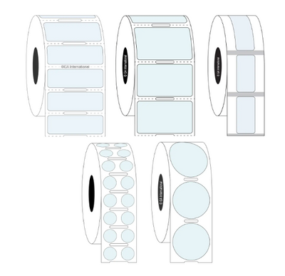 Cryo-OmniTAG thermal transfer labels, 25.4mm core