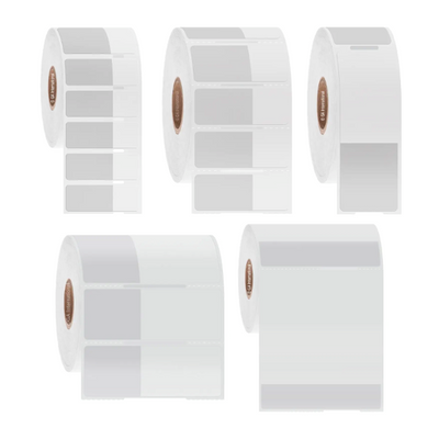 Cryo-wrapTAG thermal transfer labels, rectangular + wrap, 25.4mm core
