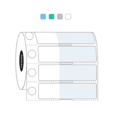 Cryo-wrapTAG thermal transfer labels, circular and rectangular + wrap