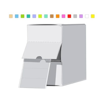 Lab-TAG cryogenic colour rectangle 1.5ml microtube top labels