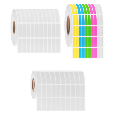 NitroTAG liquid nitrogen storage barcode labels, rectangular, 10 across