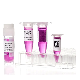NitroTAG liquid nitrogen storage barcode labels, rectangular, 76.2mm core