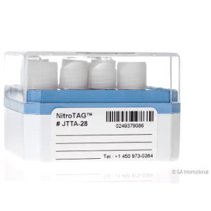 NitroTAG liquid nitrogen storage barcode labels, large rectangular, 76.2mm core