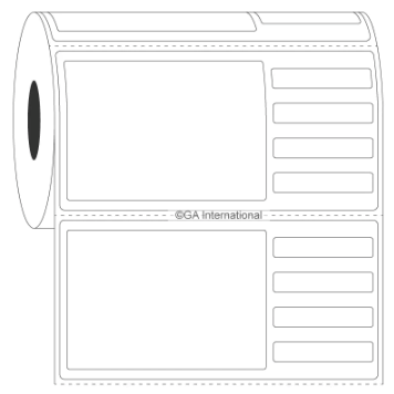 Removable Steri-ThermoTAG autoclave-resistant piggyback thermal transfer labels
